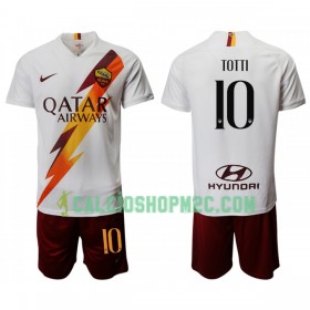 AS Roma TOTTI 10 Bambino Maglia Trasferta 2019/2020 Manica Corta (+ Pantaloncini)